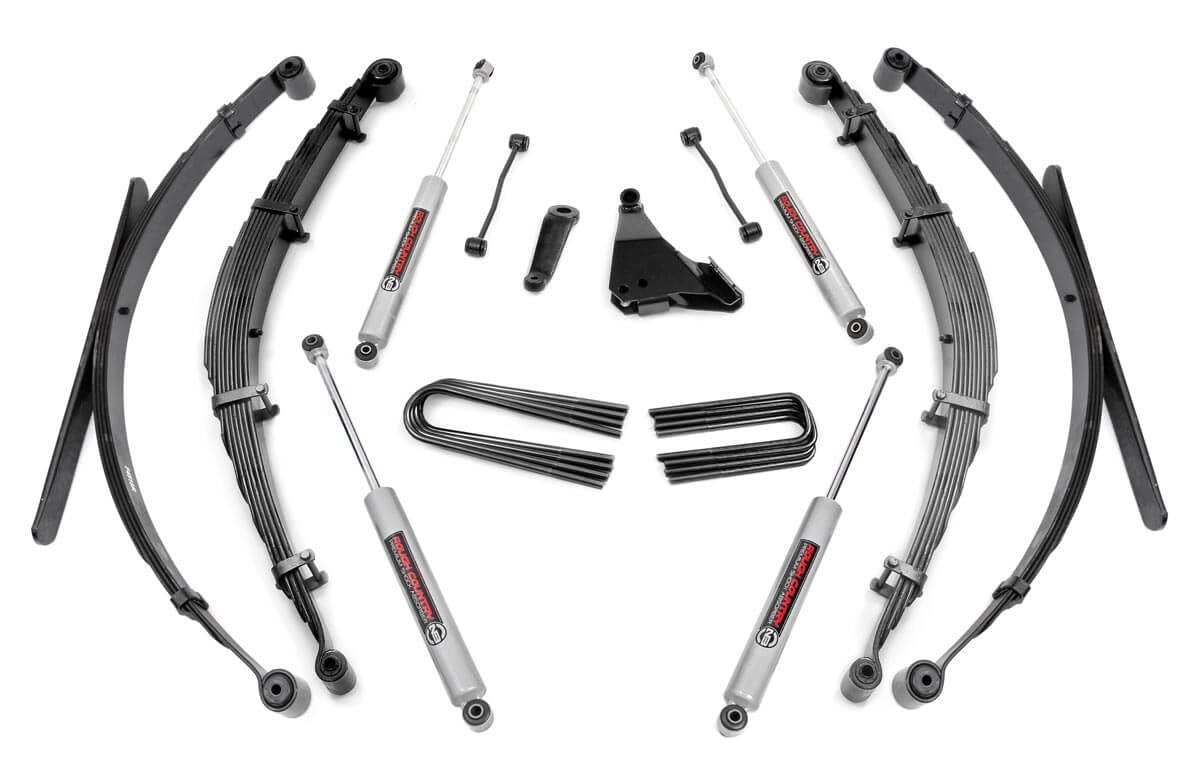6 Inch Lift Kit | Rear Springs | Ford F-250/F-350 Super Duty 4WD (1999) by Rough Country