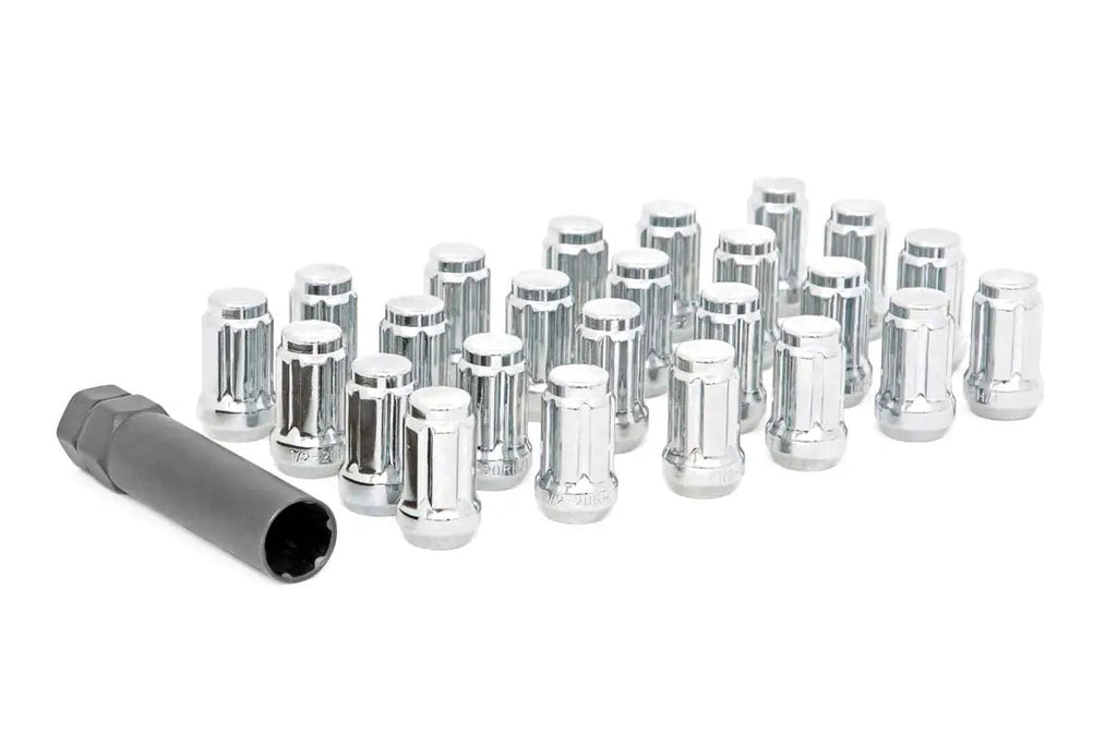 Lug Nut Set | 1/2x20 | 24 Qty | Chrome by Rough Country