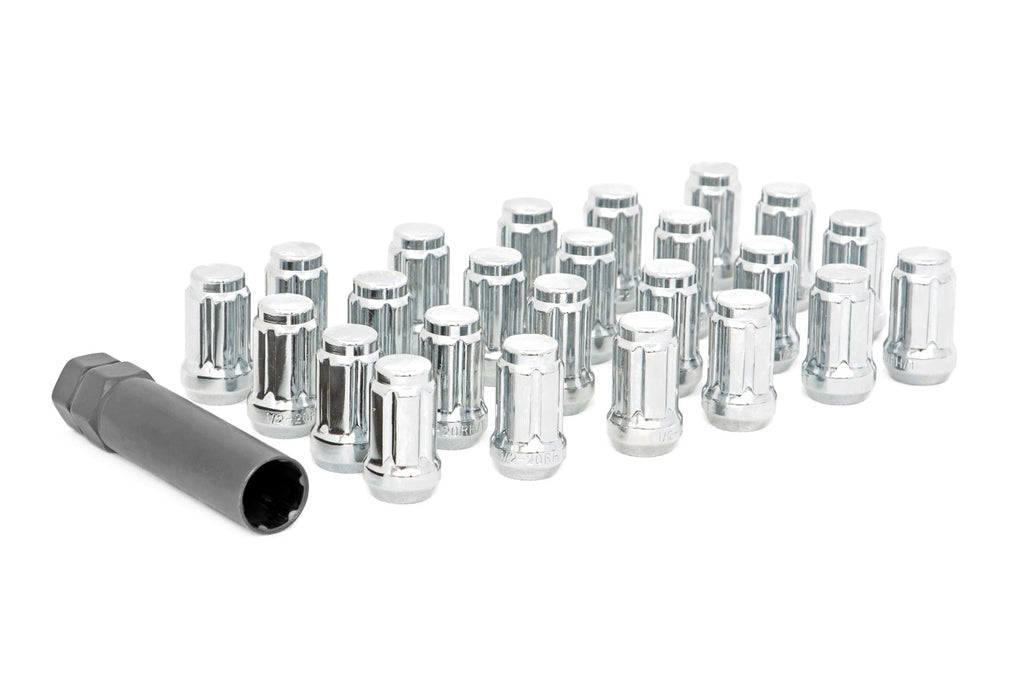M12 x 1.5 Lug Nut Set of 24 | Chrome by Rough Country