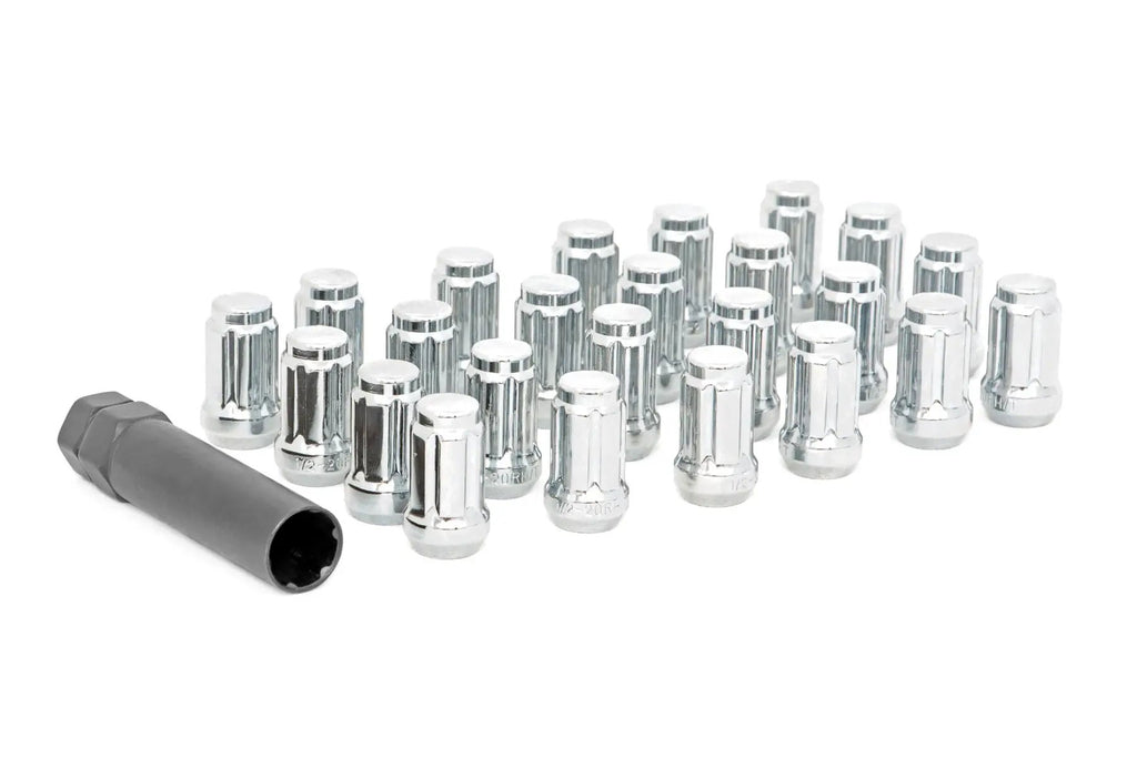 M12 x 1.5 Lug Nut Set of 24 | Chrome by Rough Country