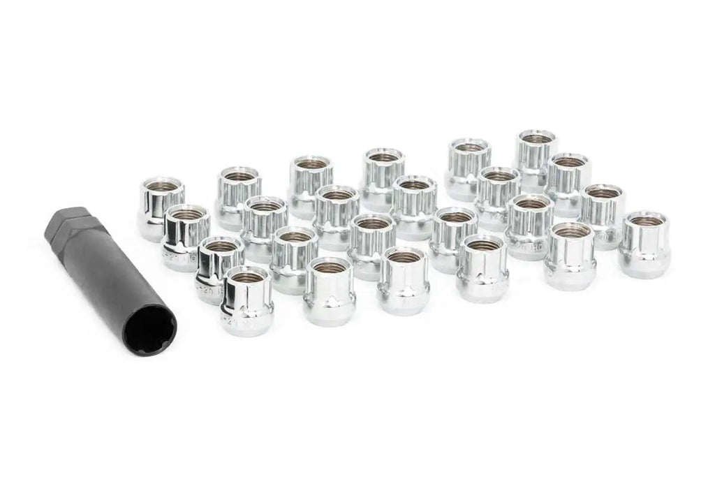 Lug Nut Set | 1/2x20 | 24 Qty | Chrome | Open End by Rough Country