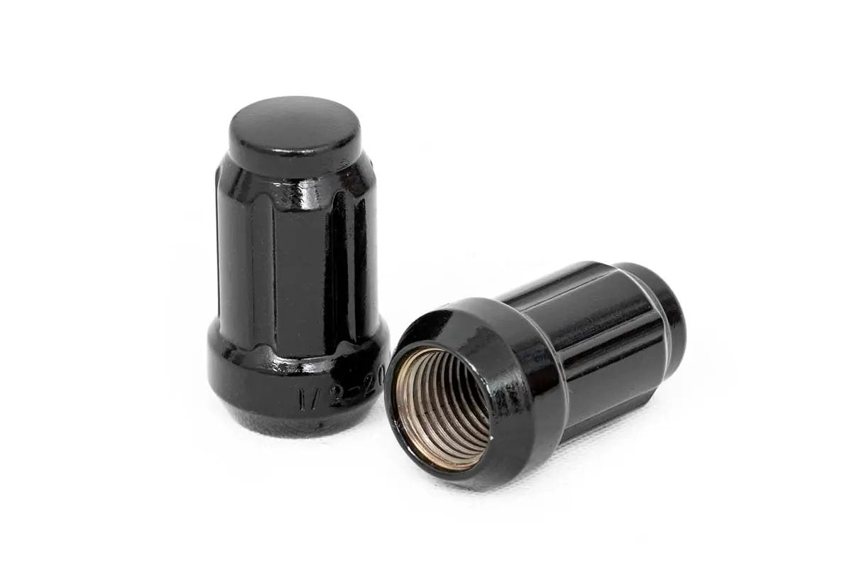 1/2x20 Lug Nut Set of 24 | Black by Rough Country