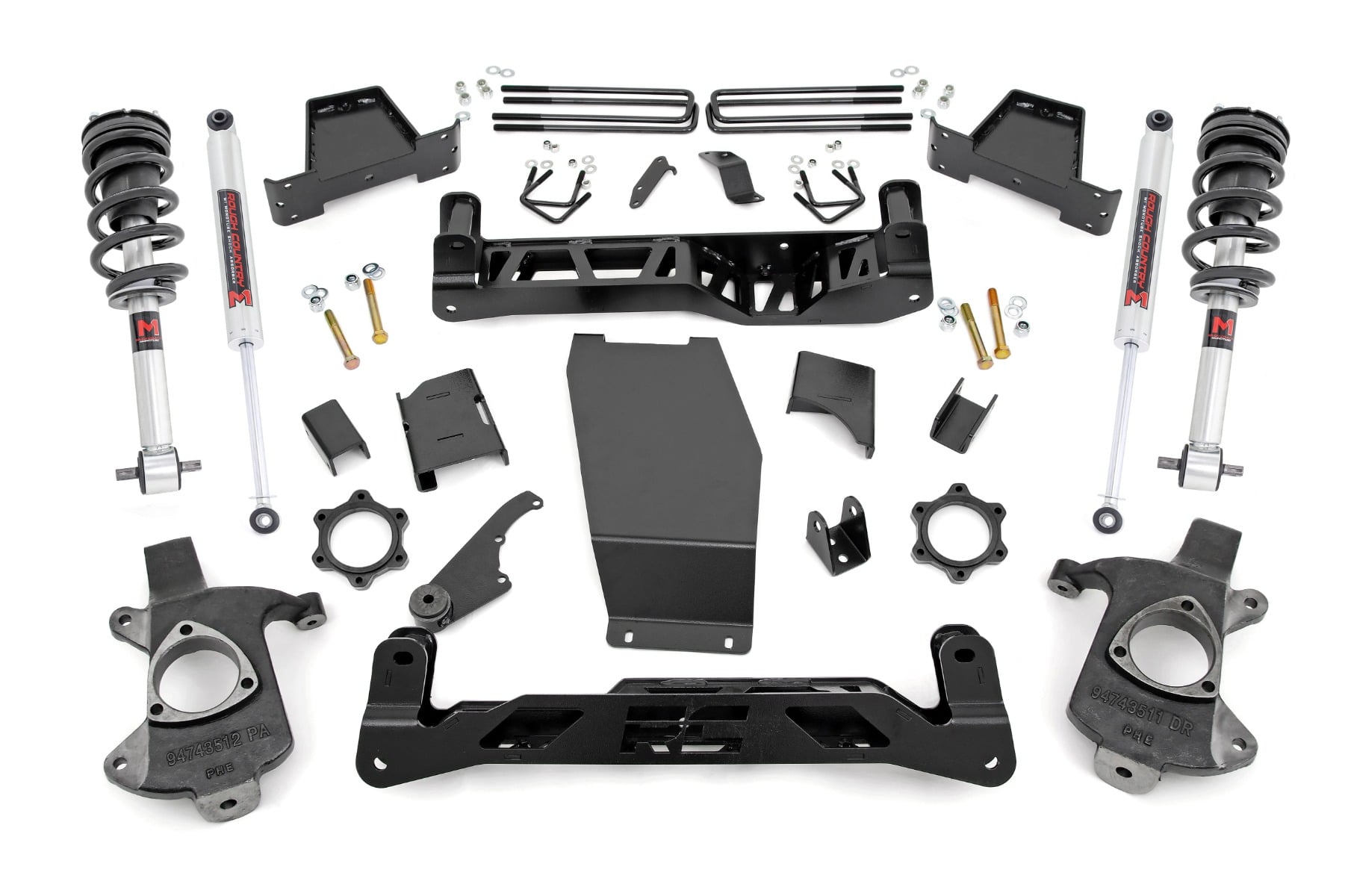 6 Inch Lift Kit | Cast Steel | M1 Struts/M1 | Chevy/GMC 1500 (14-18 & Classic) by Rough Country