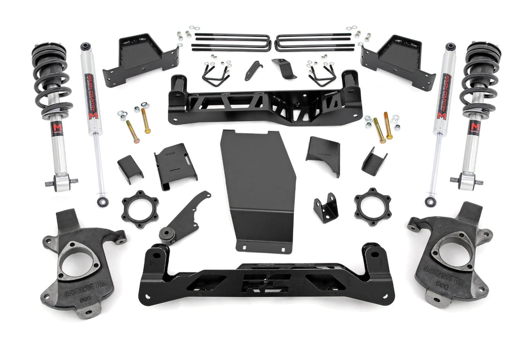 6 Inch Lift Kit | Alu/Stamp Steel | M1 Struts/M1 | Chevy/GMC 1500 (14-18 & Classic) by Rough Country