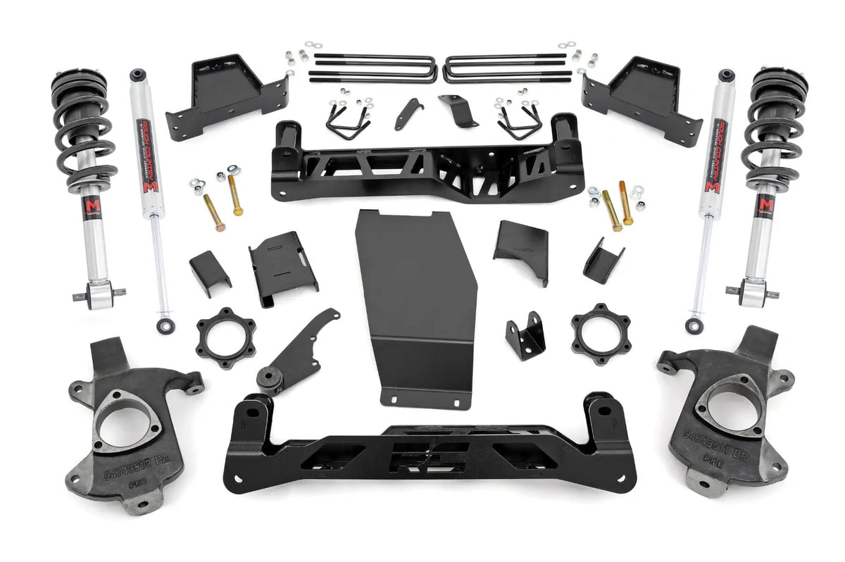 6 Inch Lift Kit | Cast Steel | M1 Struts/M1 | Chevy/GMC 1500 (14-18 & Classic) by Rough Country
