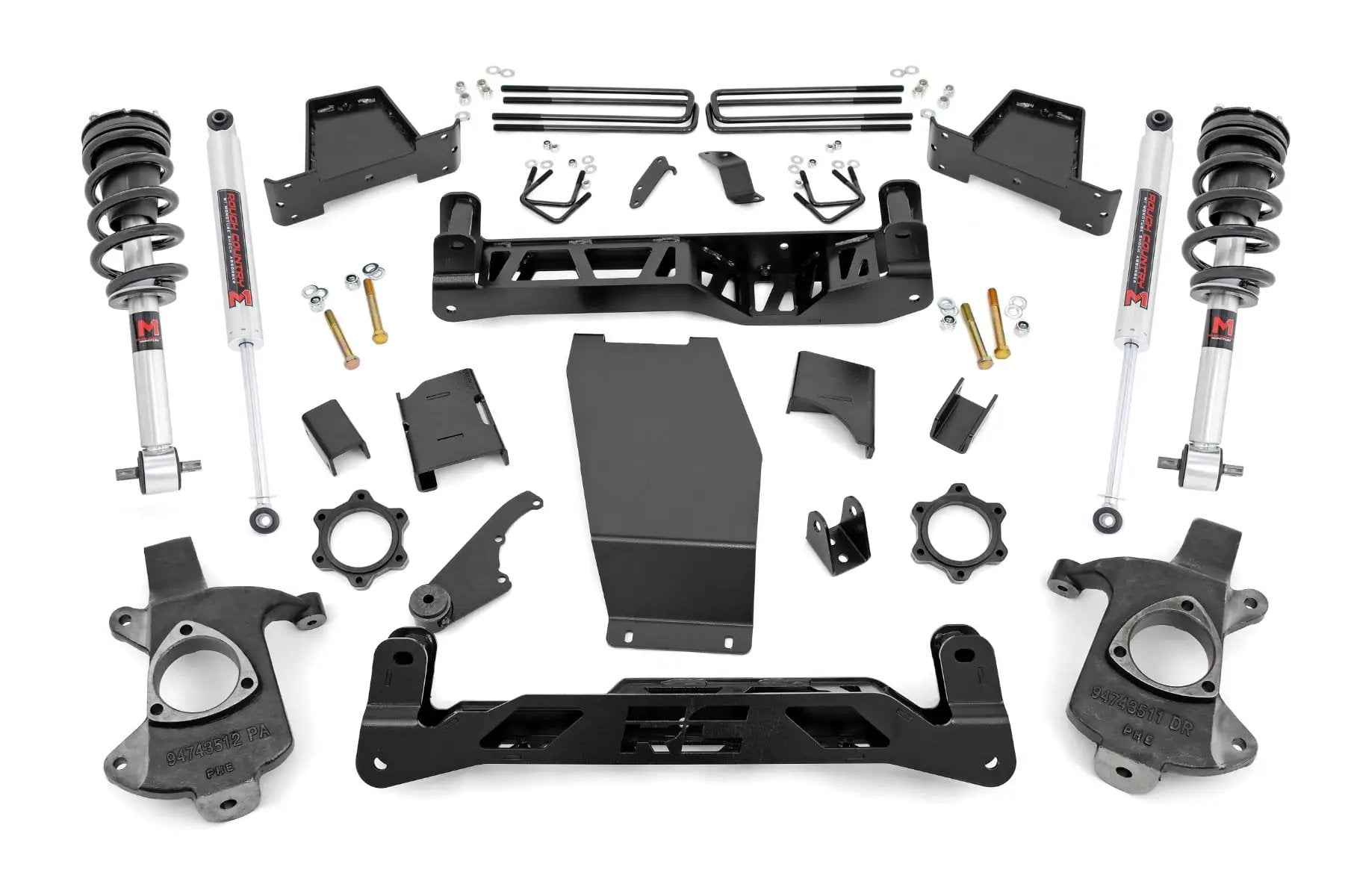 6 Inch Lift Kit | Cast Steel | M1 Struts/M1 | Chevy/GMC 1500 (14-18 & Classic) by Rough Country