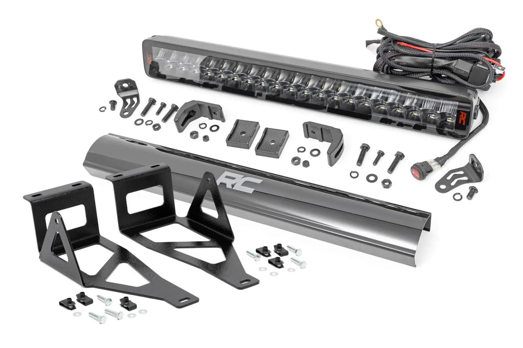 LED Light Kit | Bumper Mount | 20" Spectrum Dual Row | Ford F-250/F-350 Super Duty (05-07) by Rough Country