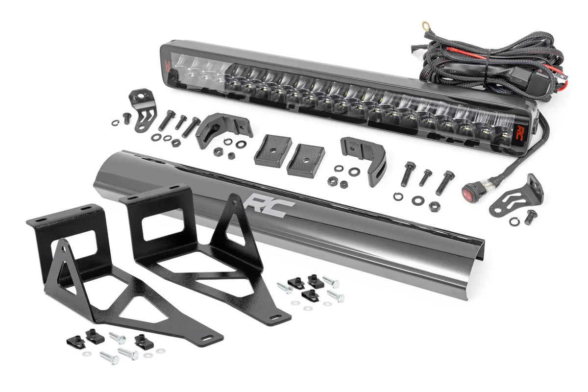 LED Light Kit | Bumper Mount | 20" Spectrum Dual Row | Ford F-250/F-350 Super Duty (05-07) by Rough Country