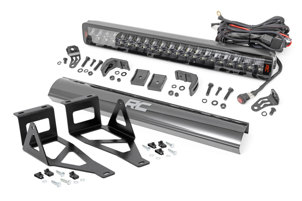LED Light Kit | Bumper Mount | 20" Spectrum Dual Row | Ford F-250/F-350 Super Duty (05-07) by Rough Country