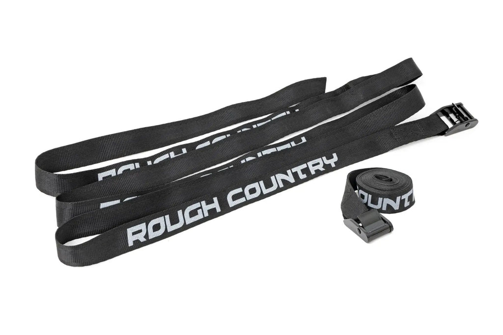 Cargo Tie-Down Straps | Cam Buckle | 1" X 9' | Pair by Rough Country