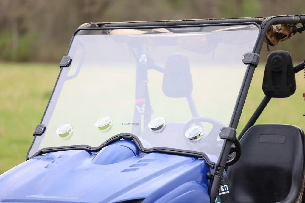 Vented Full Windshield | Scratch Resistant | Yamaha Rhino 450/Rhino 700 by Rough Country