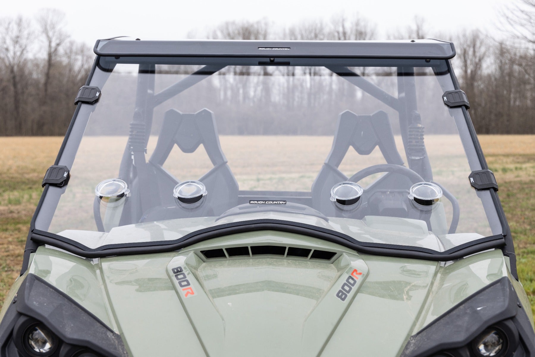 Vented Full Windshield | Scratch Resistant | Can-Am Commander Max 1000 by Rough Country