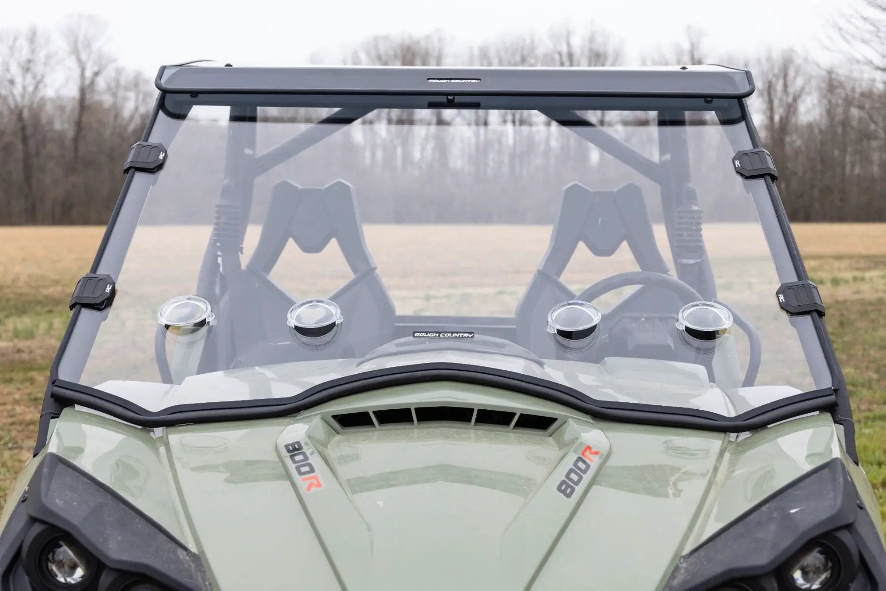 Vented Full Windshield | Scratch Resistant | Can-Am Commander Max 1000 by Rough Country