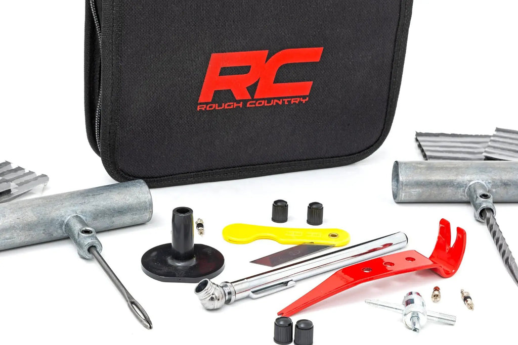 Emergency Tire Repair Kit w/Carrying Case | 39pcs by Rough Country