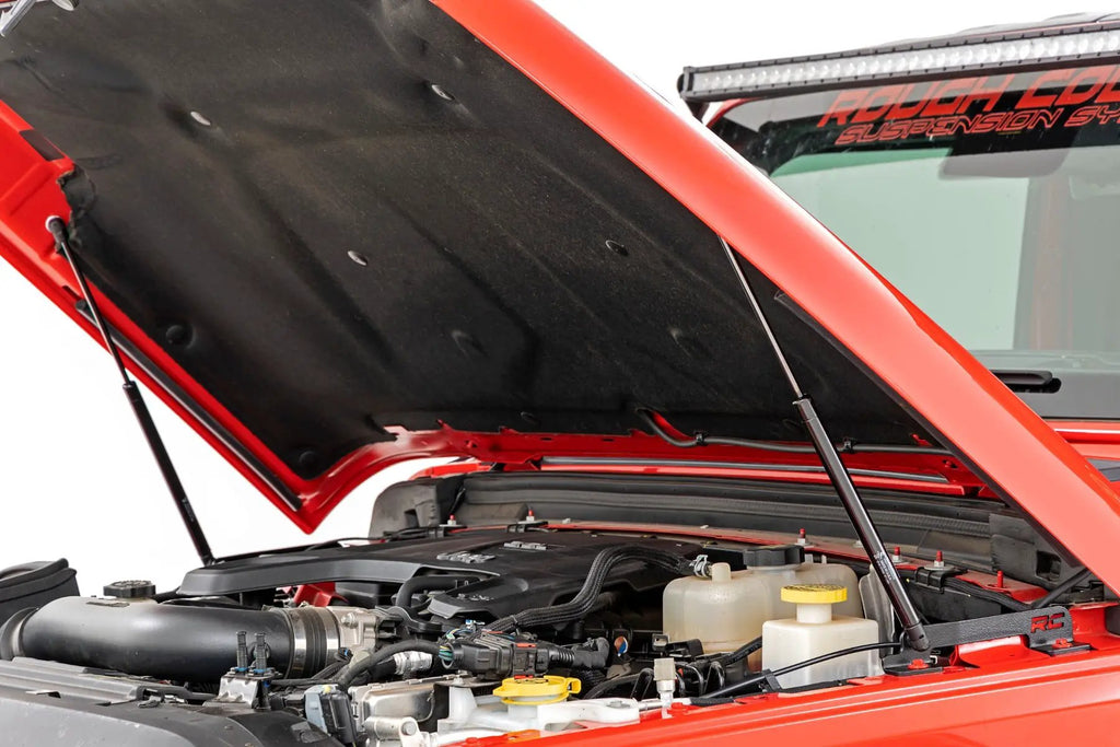 Hood Struts | Hydraulic | Jeep Gladiator JT/Wrangler JL 4WD (2018-2026) by Rough Country