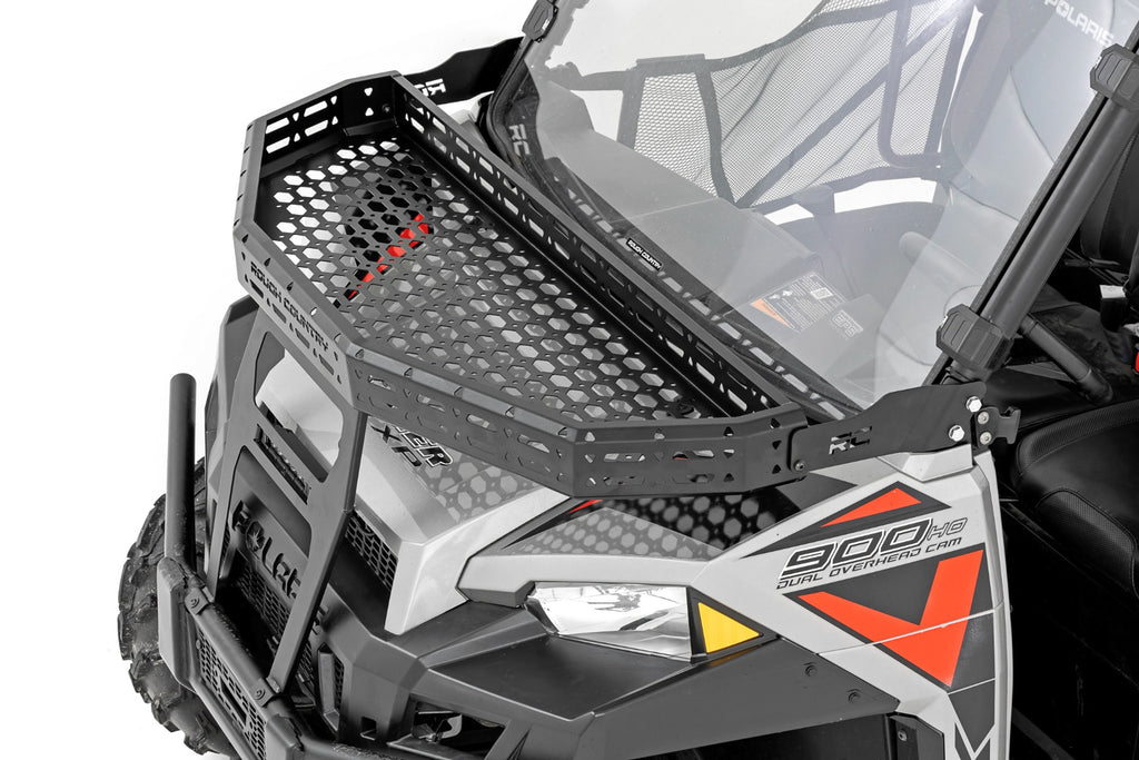 Front Cargo Rack | 6" Black Slimline | Polaris Ranger XP 900/Ranger XP 1000 by Rough Country