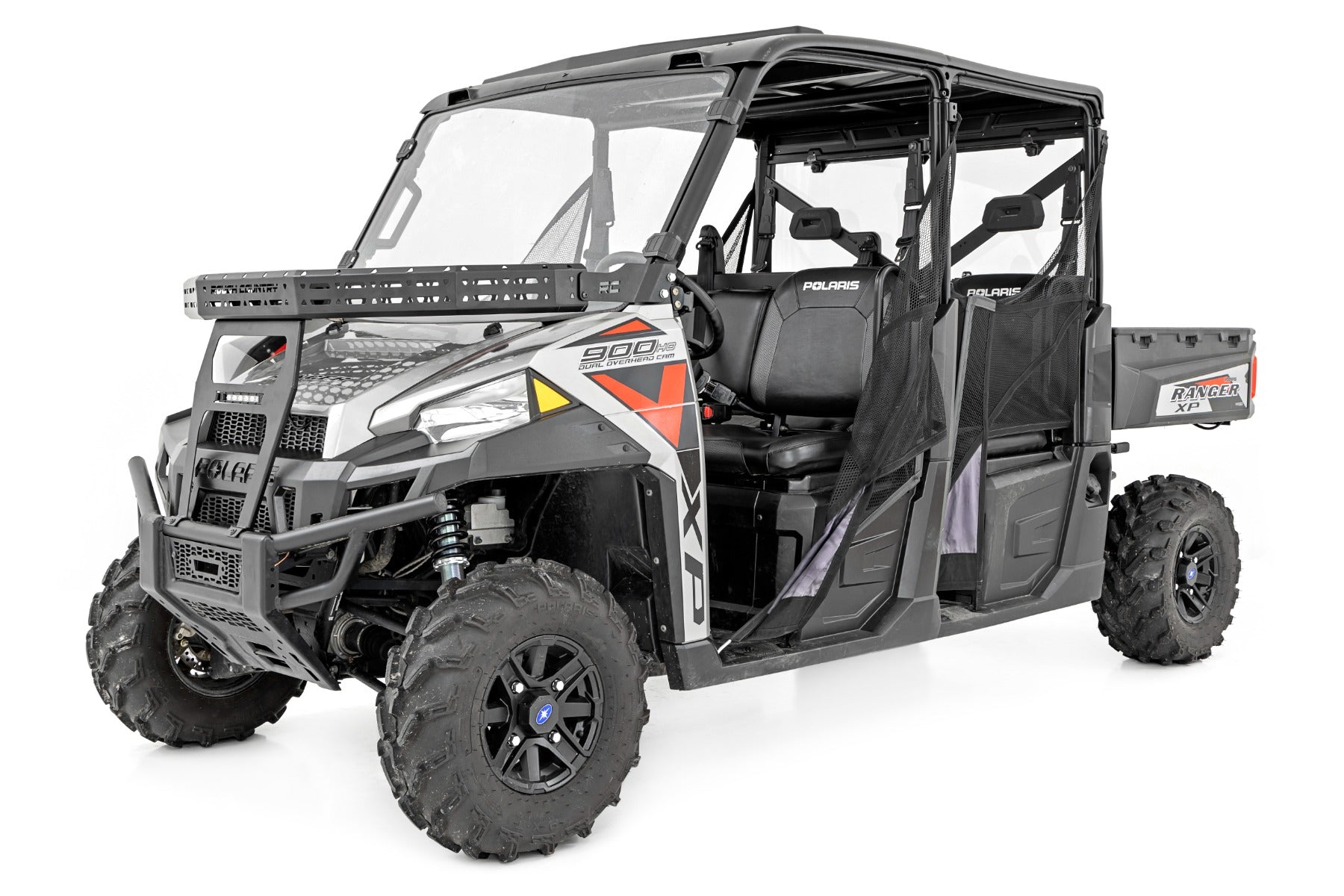 Front Cargo Rack | 6" Black Slimline | Polaris Ranger XP 900/Ranger XP 1000 by Rough Country