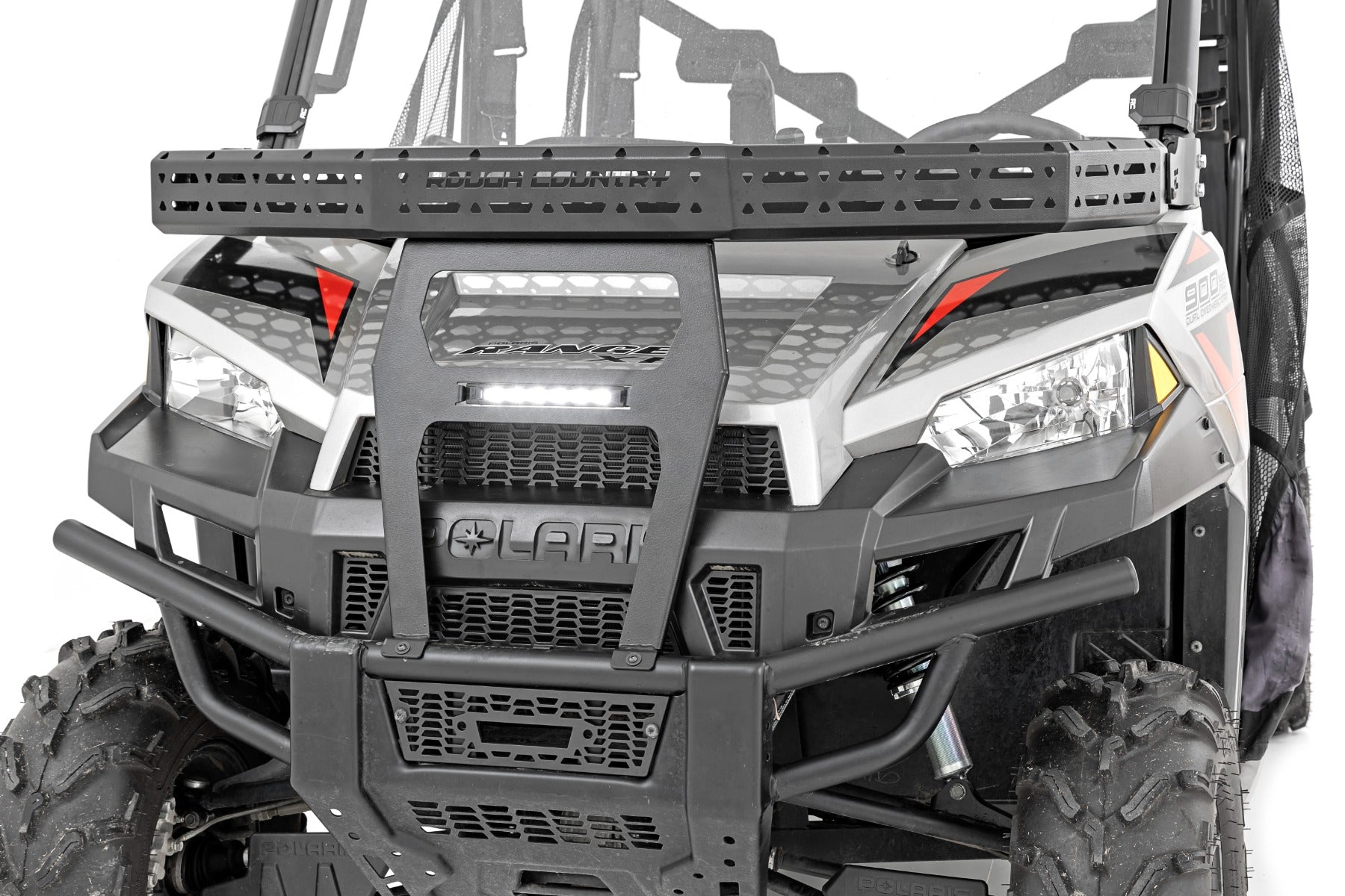 Front Cargo Rack | 6" Black Slimline | Polaris Ranger XP 900/Ranger XP 1000 by Rough Country