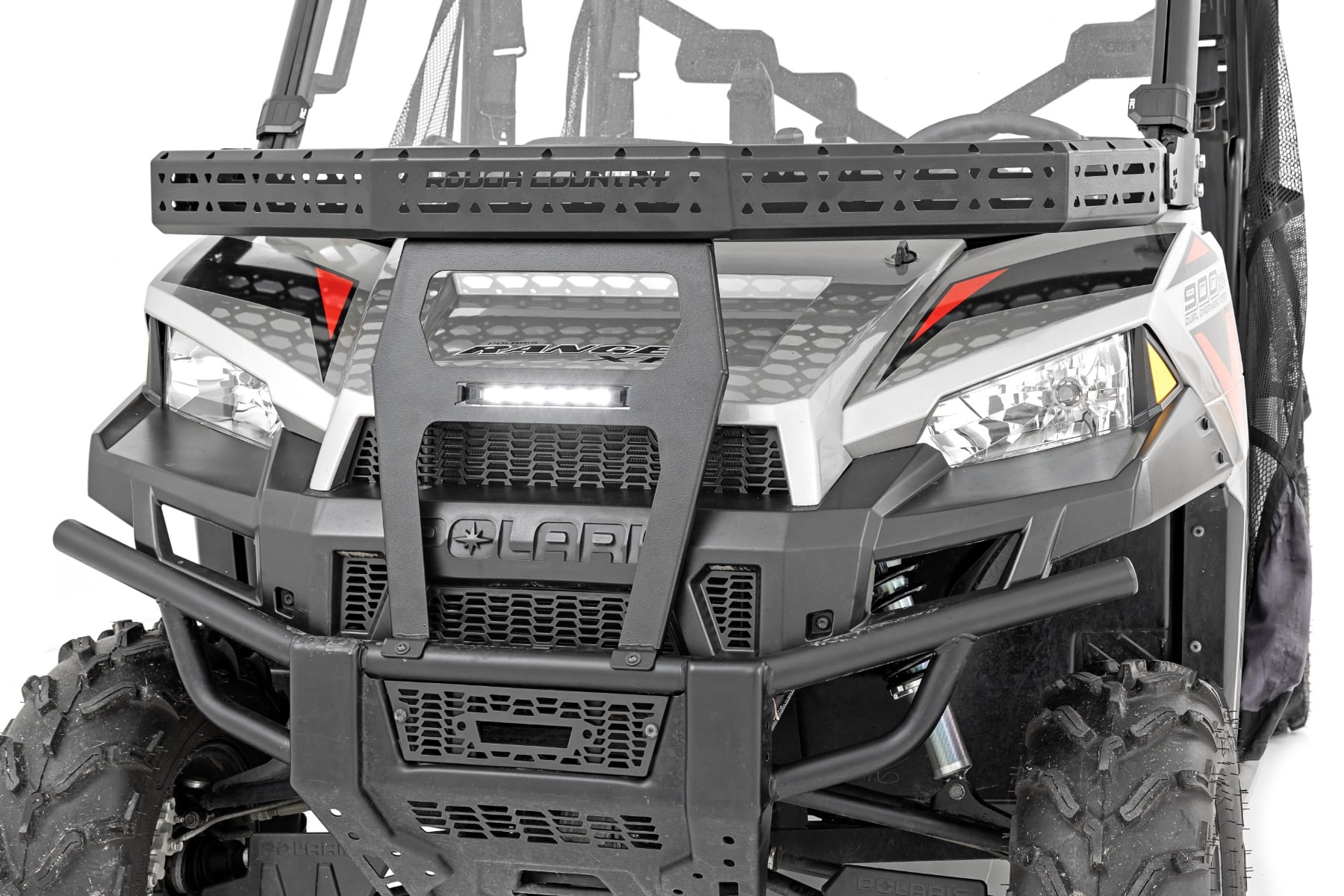 Front Cargo Rack | 6" Black Slimline | Polaris Ranger XP 900/Ranger XP 1000 by Rough Country