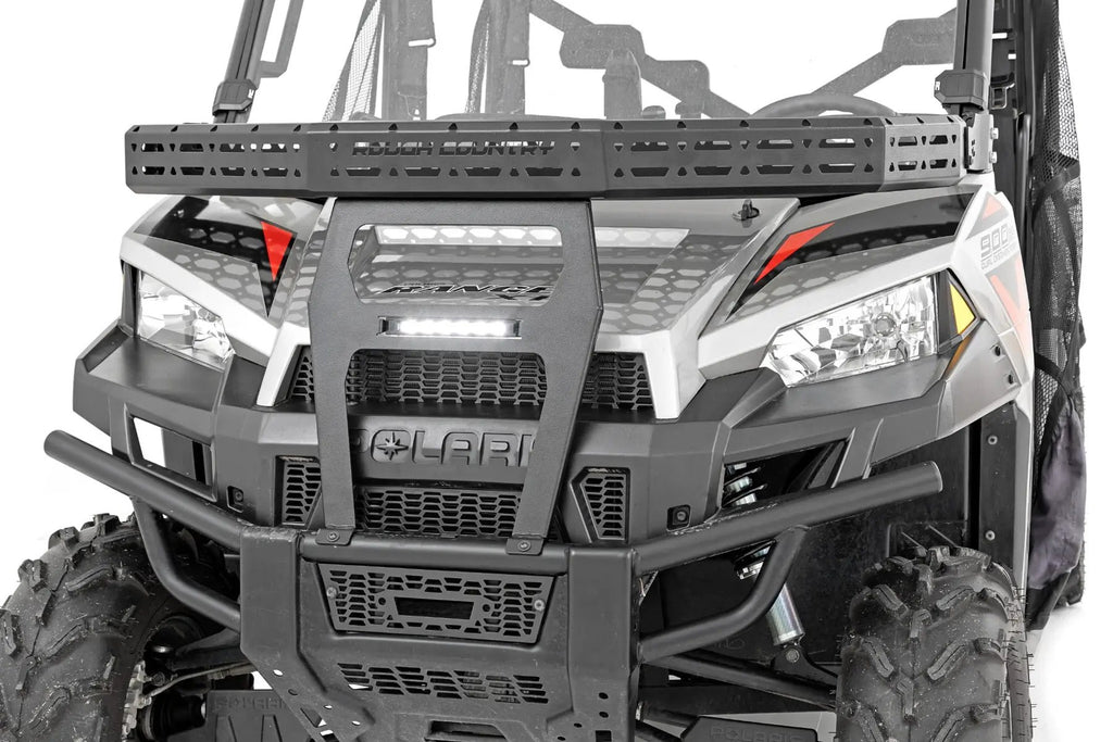Front Cargo Rack | 6" Black Slimline | Polaris Ranger XP 900/Ranger XP 1000 by Rough Country