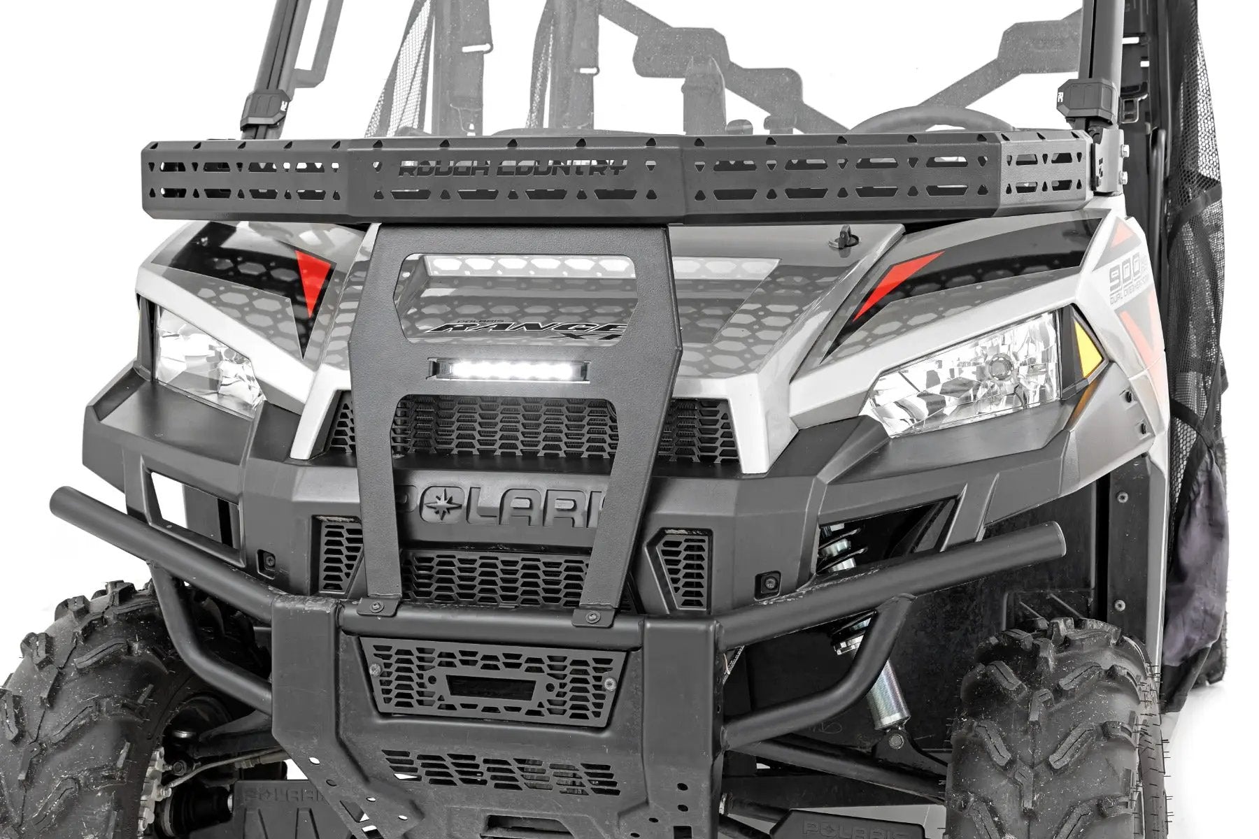 Front Cargo Rack | 6" Black Slimline | Polaris Ranger XP 900/Ranger XP 1000 by Rough Country