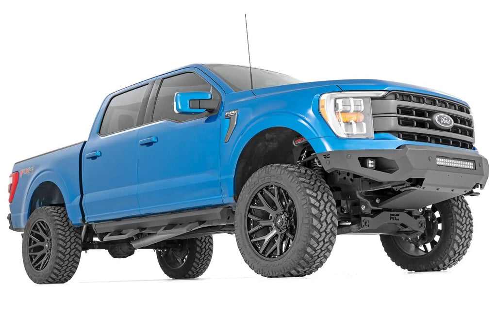 High Clearance Front Bumper | LED Lights & Skid Plate | Ford F-150 (21-23) by Rough Country