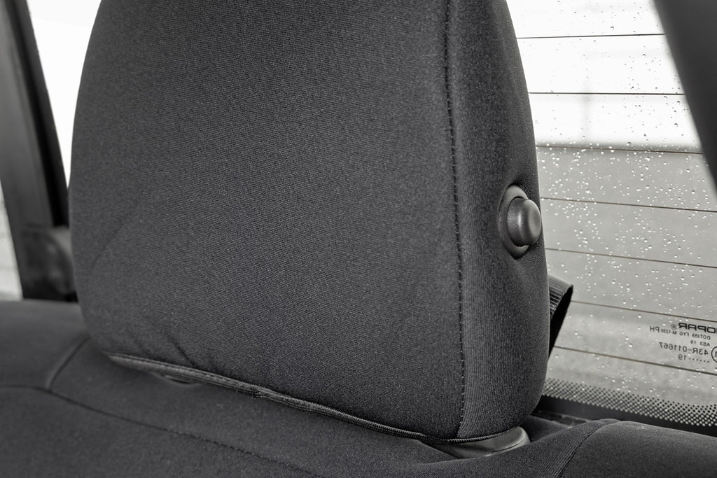 Seat Covers |Bucket Seats | FR & RR | Ram 1500 2WD/4WD (2019-2026) by Rough Country