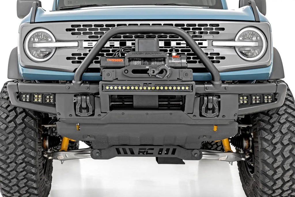 High Winch Mount | All Models | 12000S | Ford Bronco 4WD (2021-2026) by Rough Country
