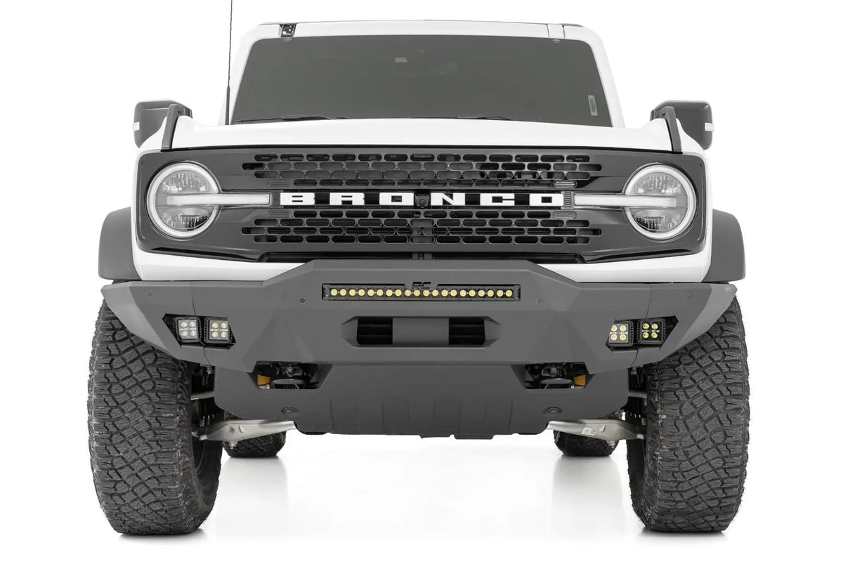 Front Bumper | Modular | Full Wings | Flood | Fog | Ford Bronco 4WD (21-26) by Rough Country