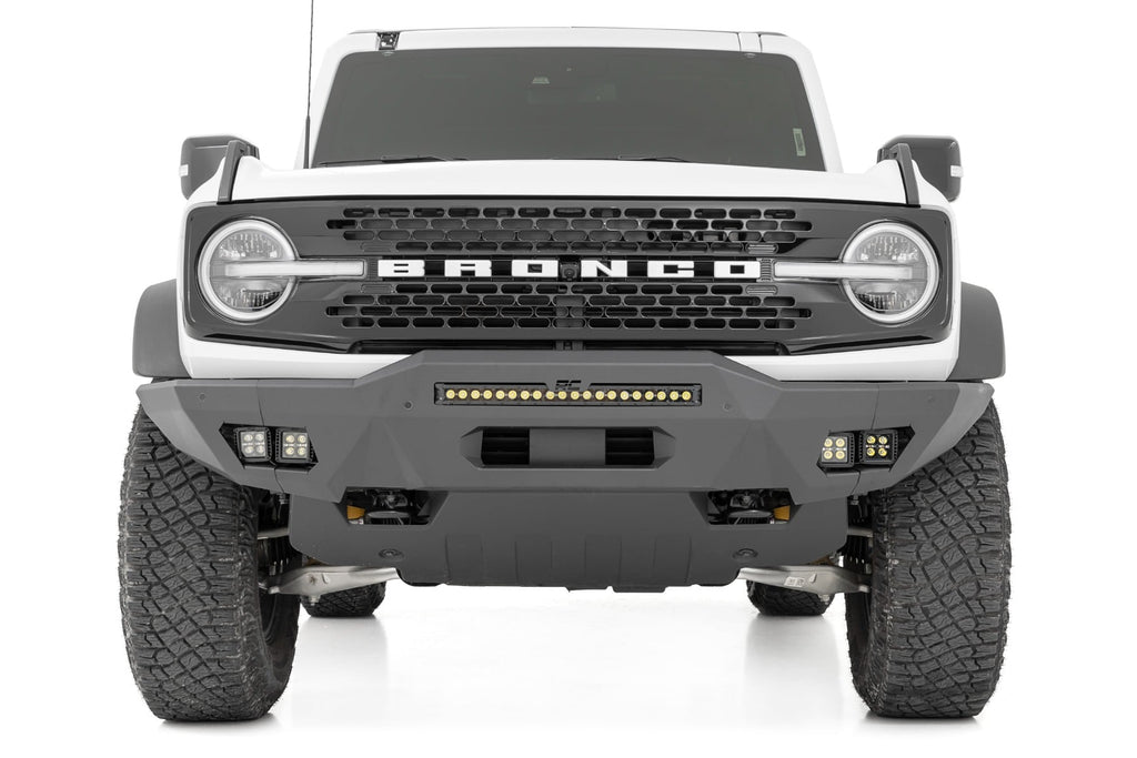 Front Bumper | Modular | Full Wings | Amber DRL | Ford Bronco 4WD (2021-2026) by Rough Country