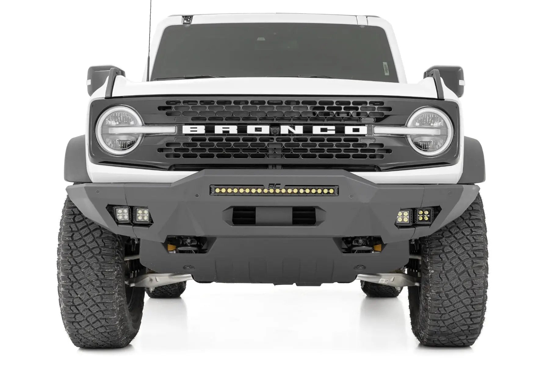 Front Bumper | Modular | Full Wings | DRL | Ford Bronco 4WD (2021-2026) by Rough Country