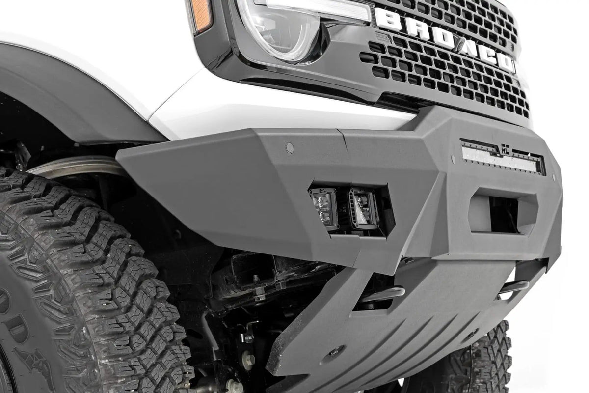 Front Bumper | Modular | Full Wings | Flood | Fog | Ford Bronco 4WD (21-26) by Rough Country