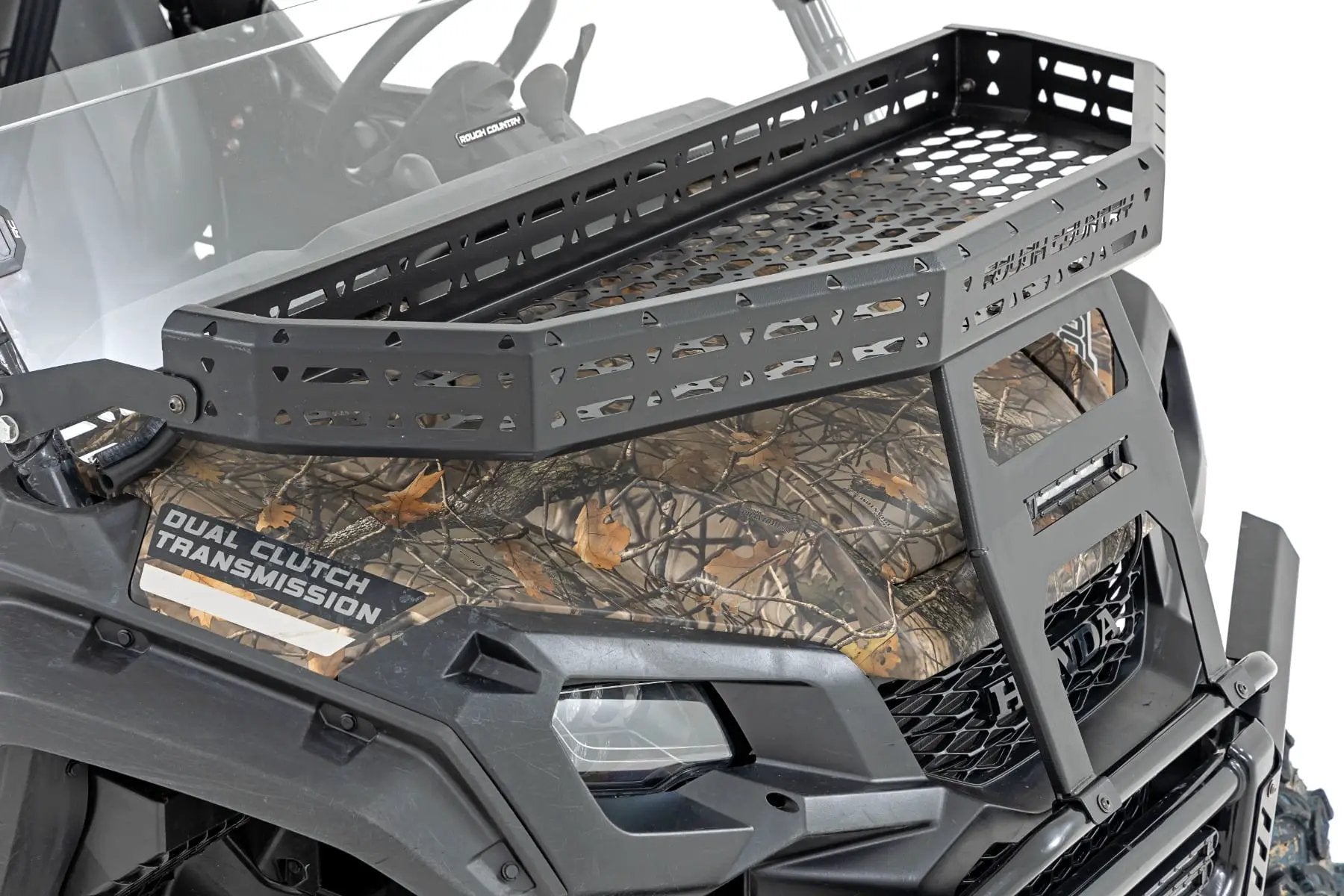 Front Cargo Rack |Black Series LED | 6" Light | Slim Line | Honda Pioneer 1000 by Rough Country
