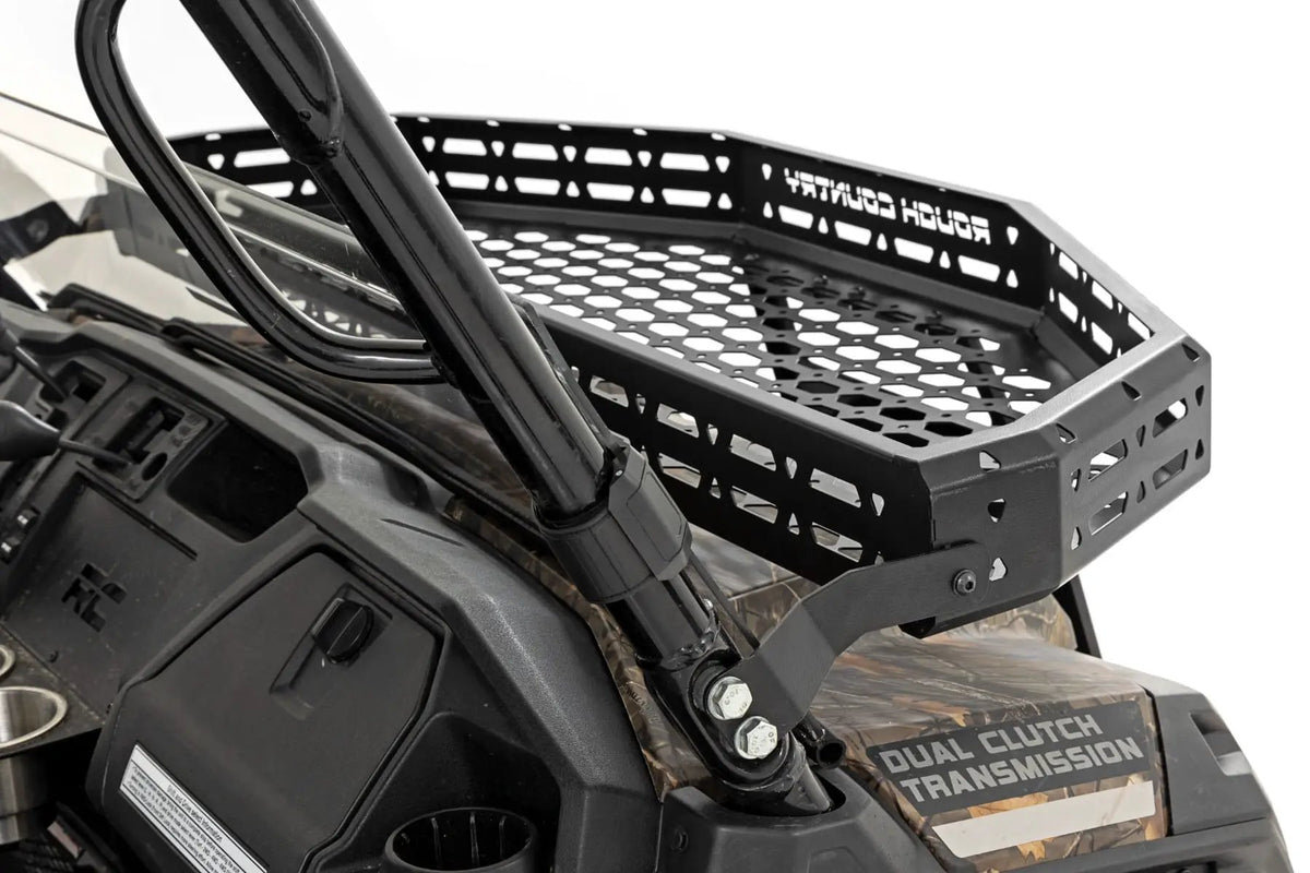 Front Cargo Rack |Black Series LED | 6" Light | Slim Line | Honda Pioneer 1000 by Rough Country