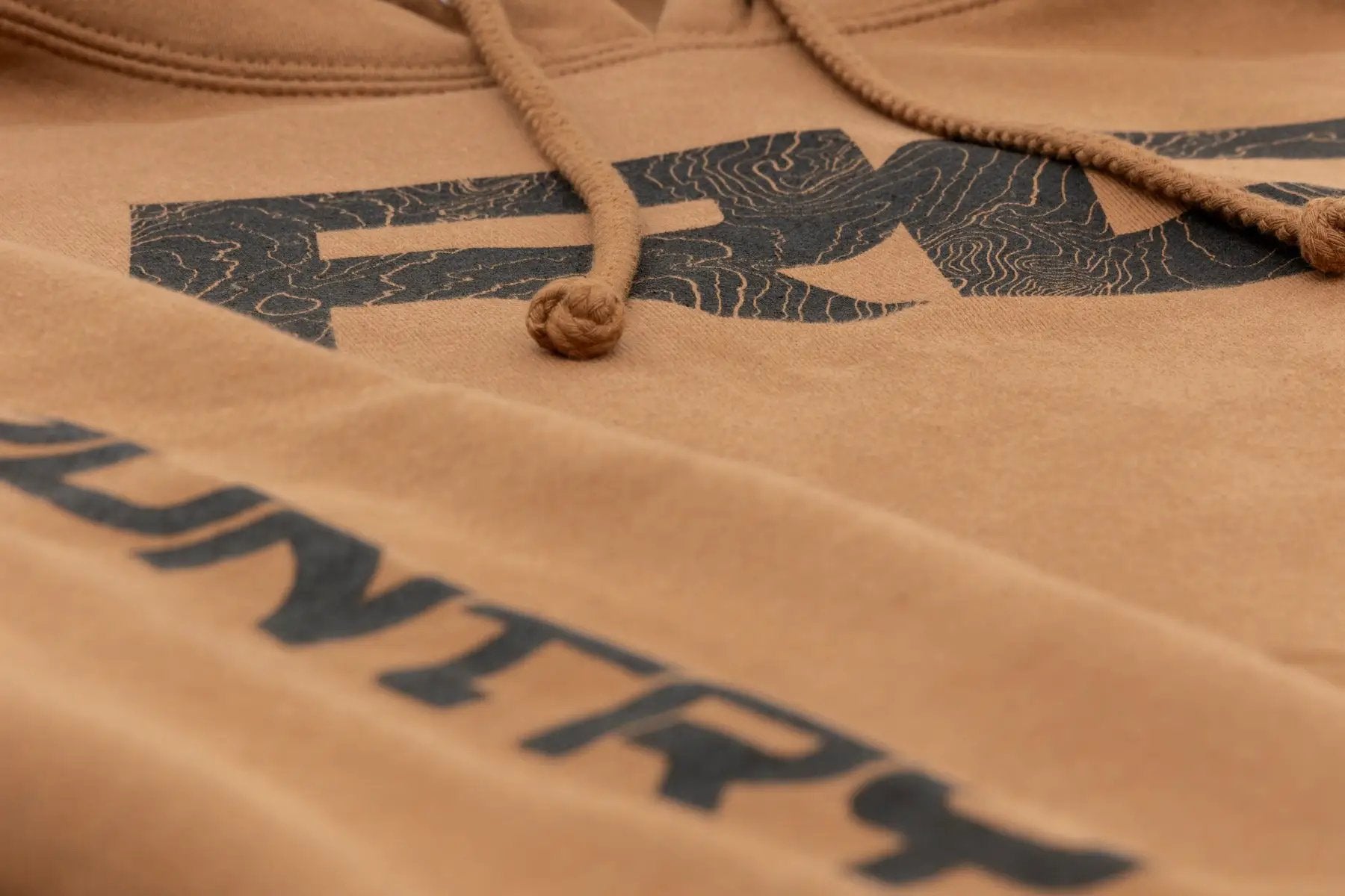 Rough Country Hoodie | RC Topographical Sleeve | Saddle | 2XL