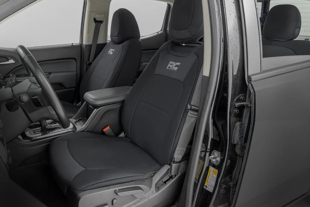 Seat Covers | Front Bucket | Rear Bench | Chevy/GMC Canyon/Colorado (15-22) by Rough Country