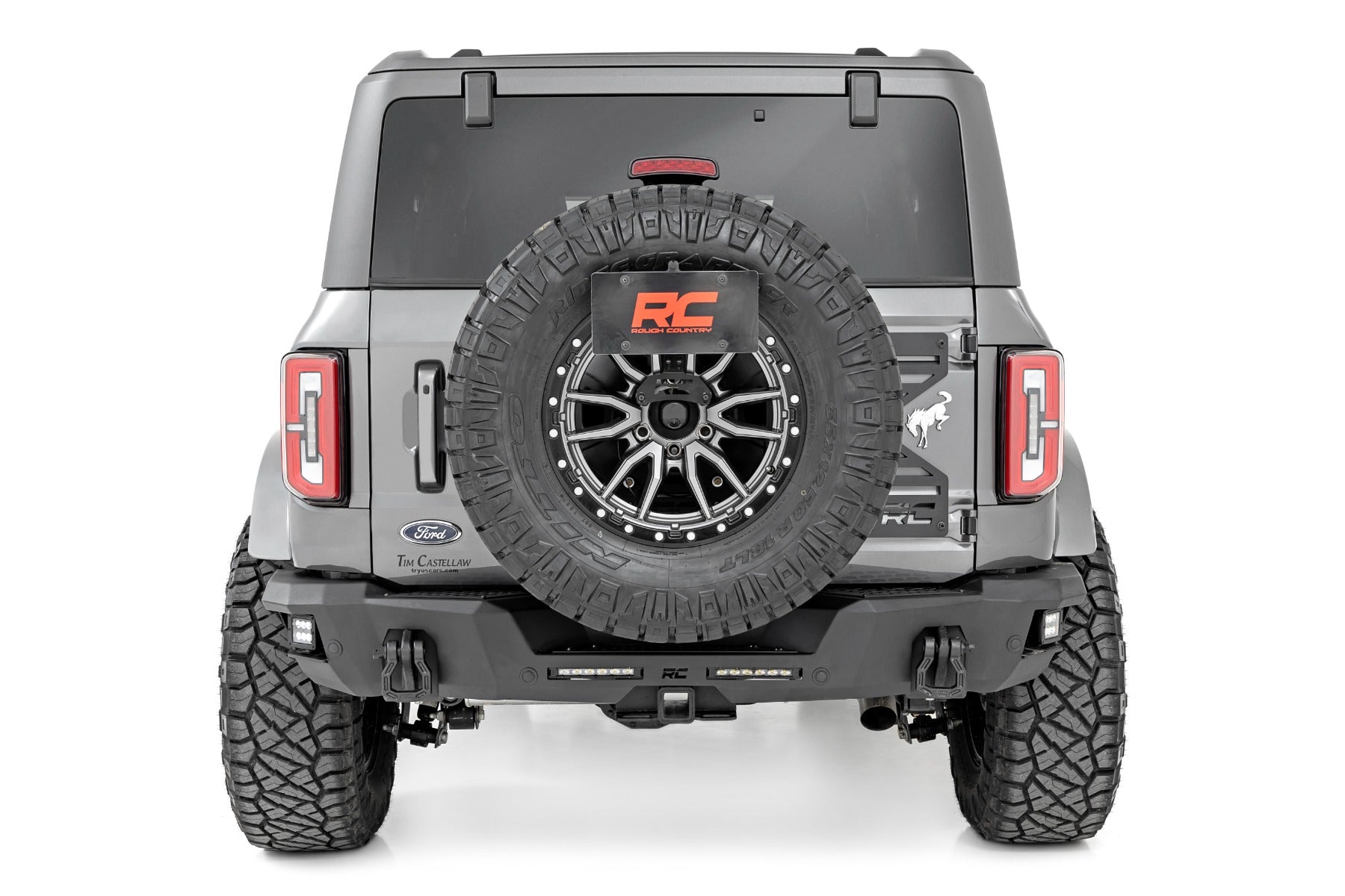 Rear Bumper | Black Series LED | Spot | Ford Bronco 4WD (2021-2026) by Rough Country