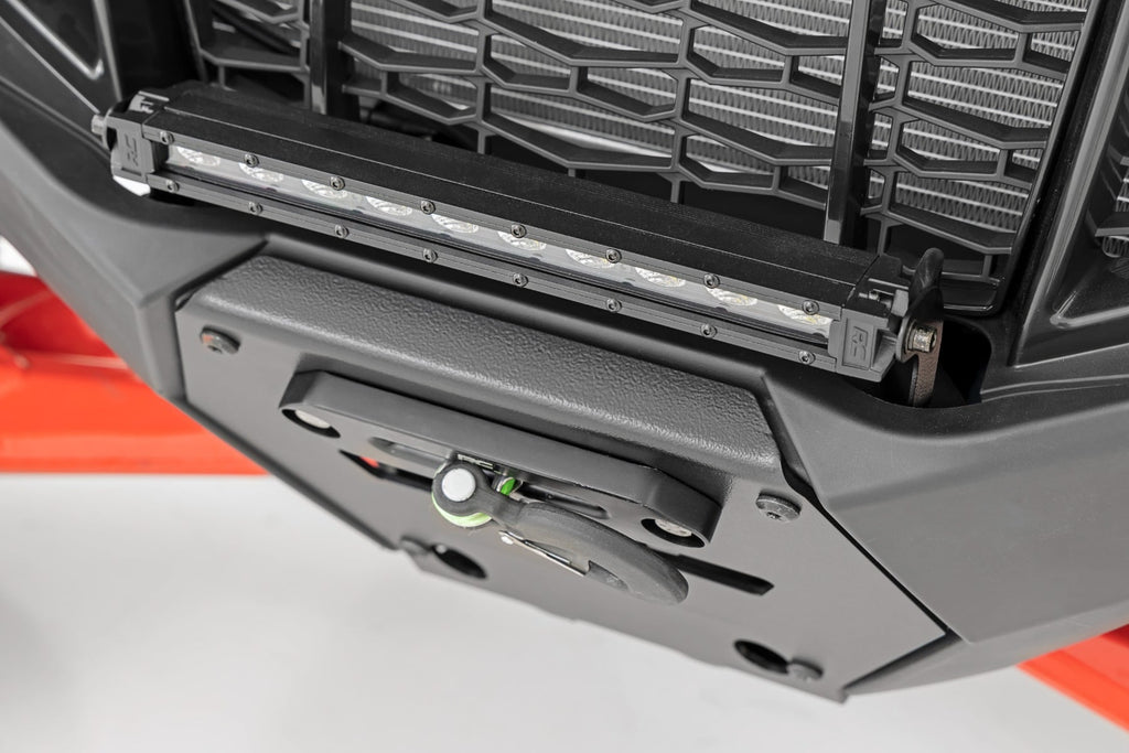 LED Light | Winch Mount | RS6500S | 10" Black Slimline | Polaris RZR Pro R by Rough Country