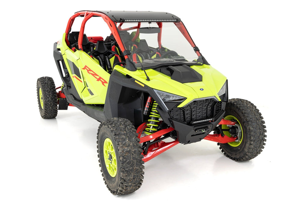 LED Light | Winch Mount | RS4500S | 10" Black Slimline | Polaris RZR Pro R by Rough Country