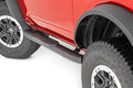 Oval Nerf Steps | 2-Door | Black | Ford Bronco (2 Door) 4WD (2021-2026) by Rough Country