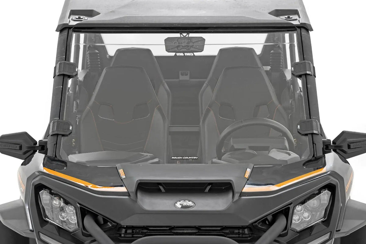 Full Windshield | Scratch Resistant | Can-Am Commander 1000R by Rough Country