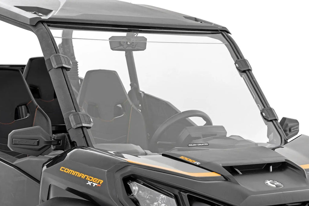 Full Windshield | Scratch Resistant | Can-Am Commander 1000R by Rough Country