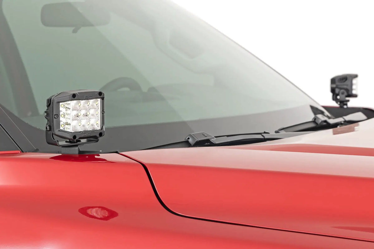 LED Light Kit | Ditch Mount | 2" Spectrum Pair | Spot | Toyota Tundra (22-26) by Rough Country