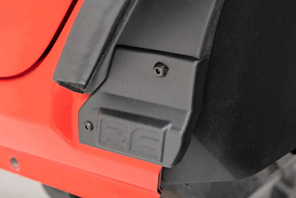 High Clearance LED Flat Fender Flare Kit | UV Treated | Jeep Wrangler JL (2018-2026) by Rough Country