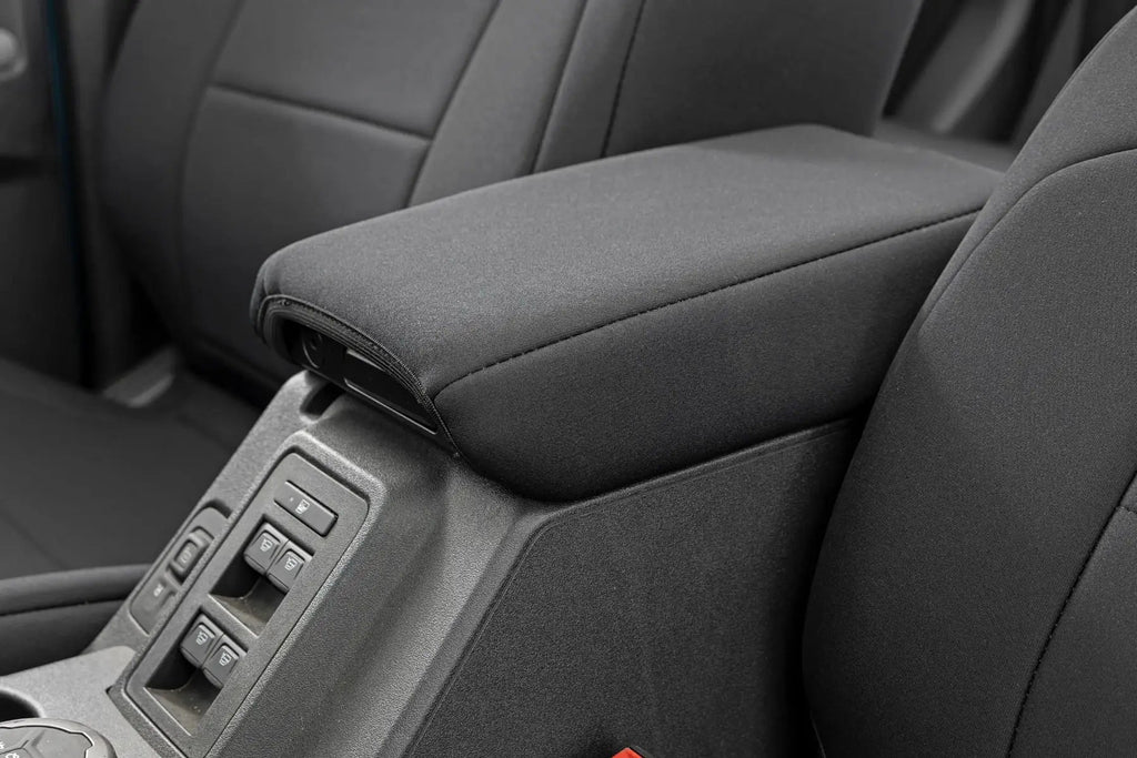 Seat Covers | Bucket Seats |W/Fold Down RR Armrest |FR & RR | 4DR | Ford Bronco (21-26) by Rough Country
