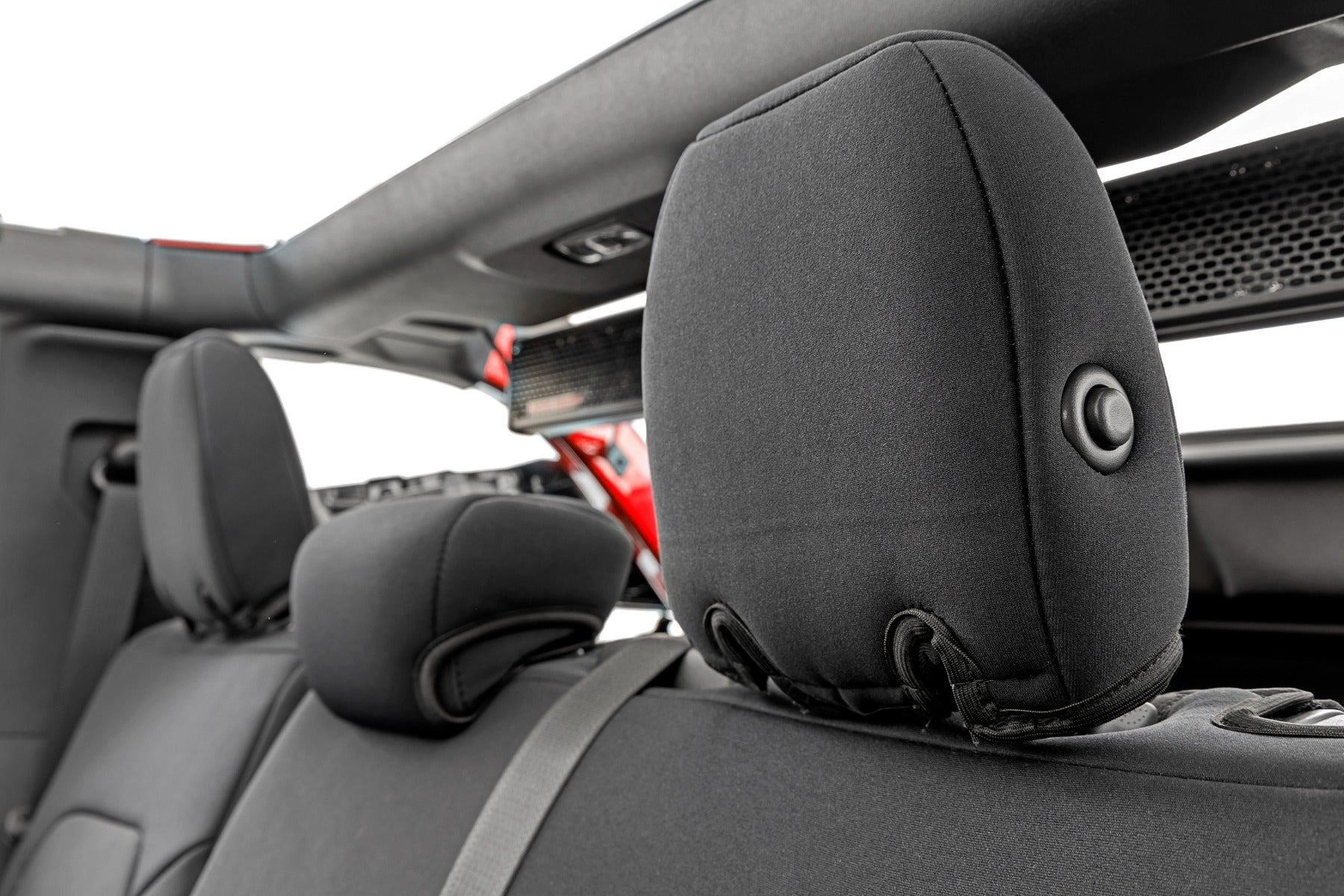 Seat Covers | Bucket Seats |W/Fold Down RR Armrest |FR & RR | 4DR | Ford Bronco (21-26) by Rough Country