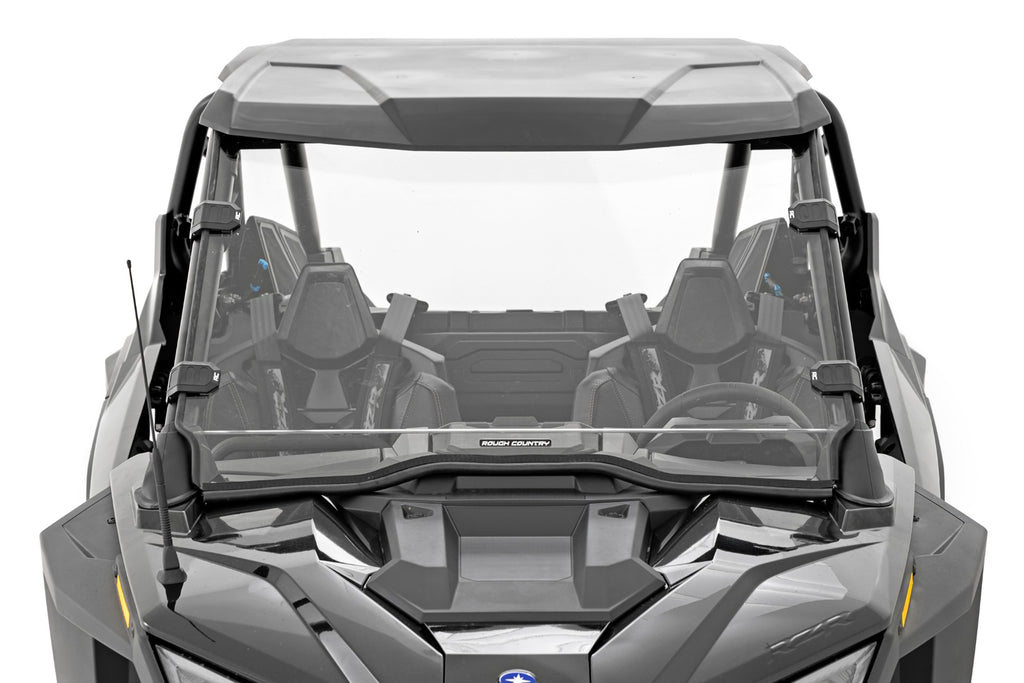 Full Windshield | Scratch Resistant | Polaris RZR Turbo R by Rough Country