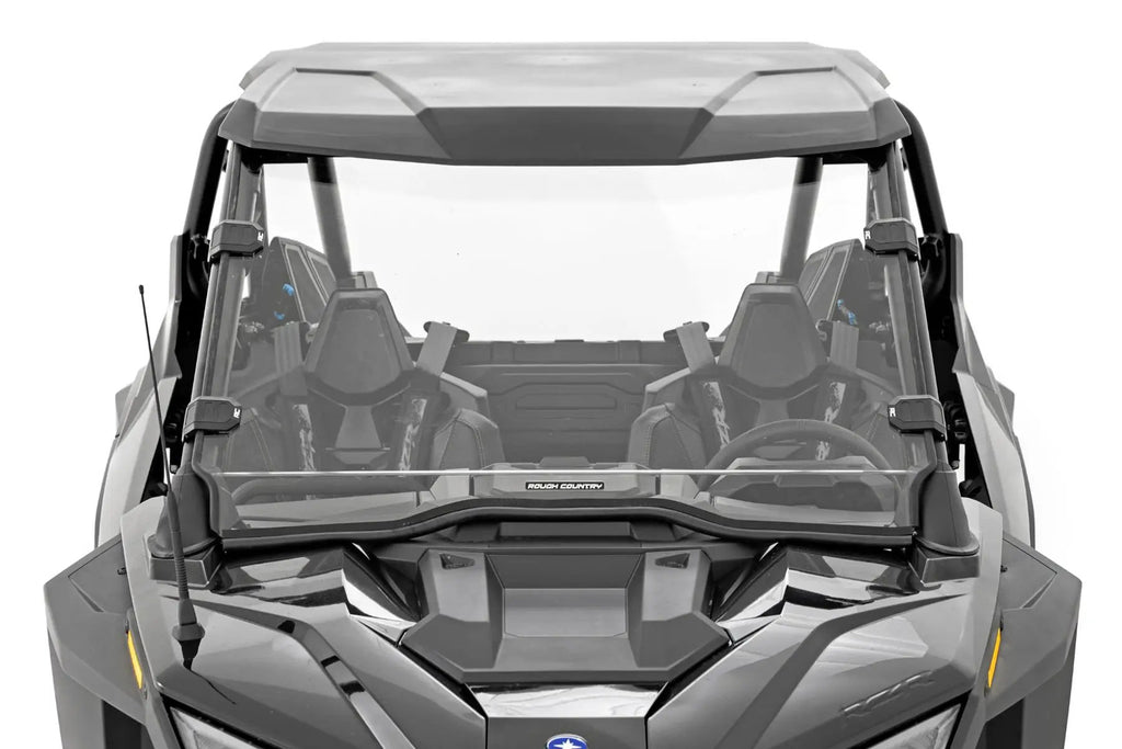 Full Windshield | Scratch Resistant | Polaris RZR Turbo R by Rough Country