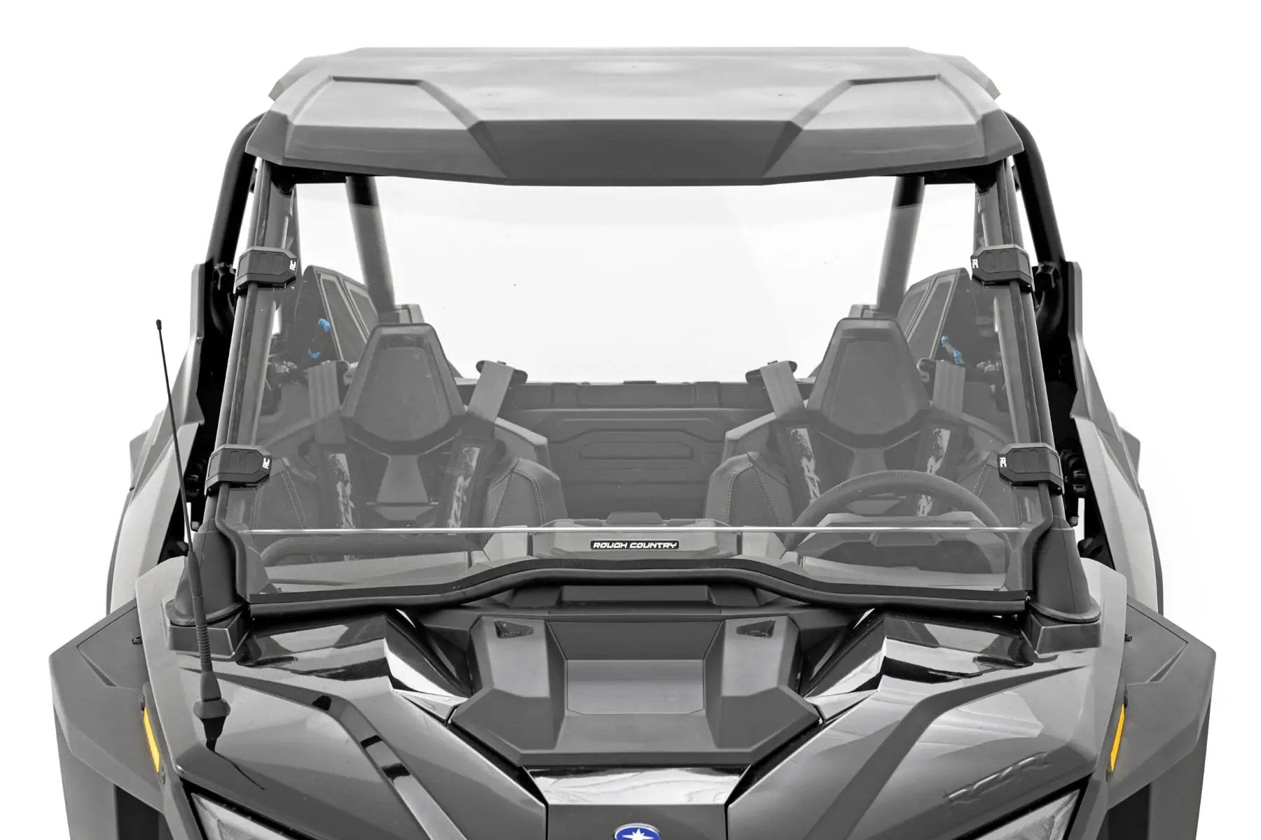 Full Windshield | Scratch Resistant | Polaris RZR Turbo R by Rough Country