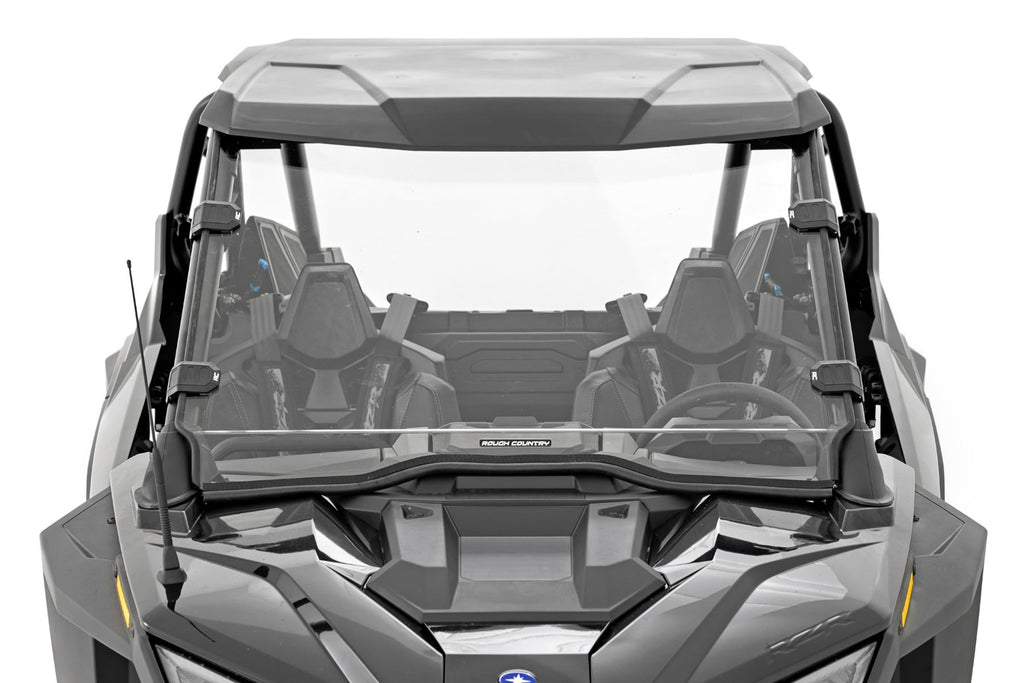 Full Windshield | Scratch Resistant | Polaris RZR Turbo R by Rough Country